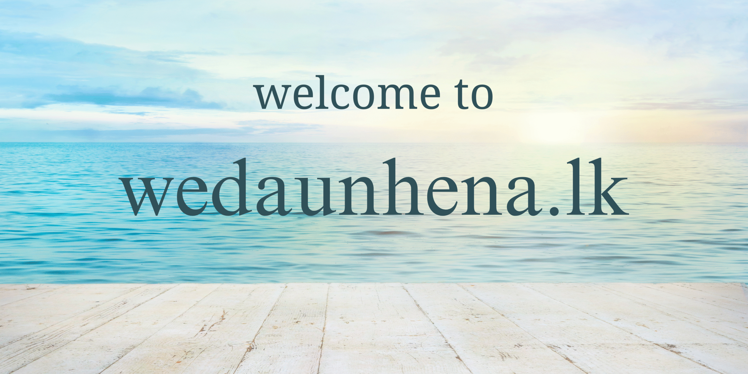 welcome to